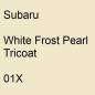 Preview: Subaru, White Frost Pearl Tricoat, 01X.